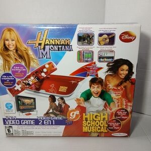 Hannah Montana 2 In 1 Video Game High School Musical Jakks Pacific OPEN BOX